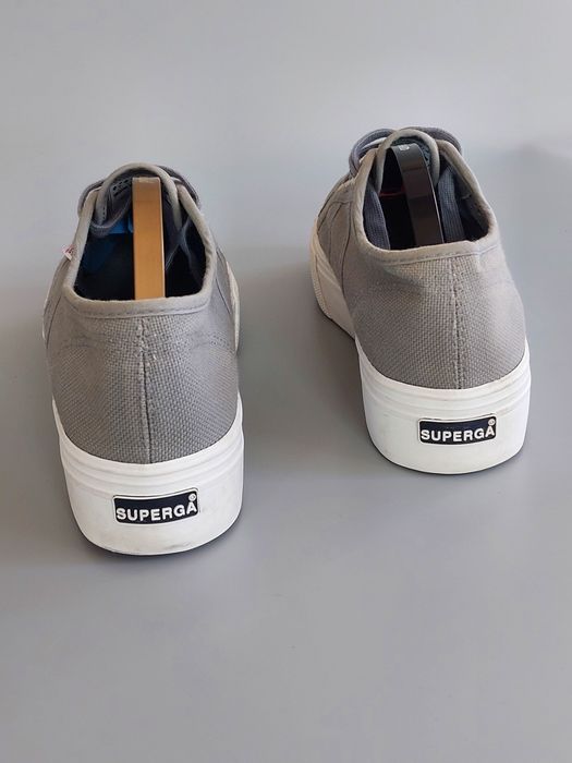 Кеди жіночі  Superga Platform Grey 38/23,5см. взуття жіноче кеды женские