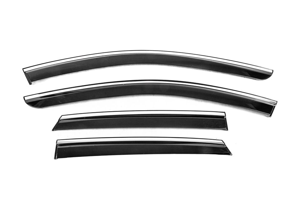 Mitsubishi ASX 2023- Вітровики з хромом Niken (4 шт)