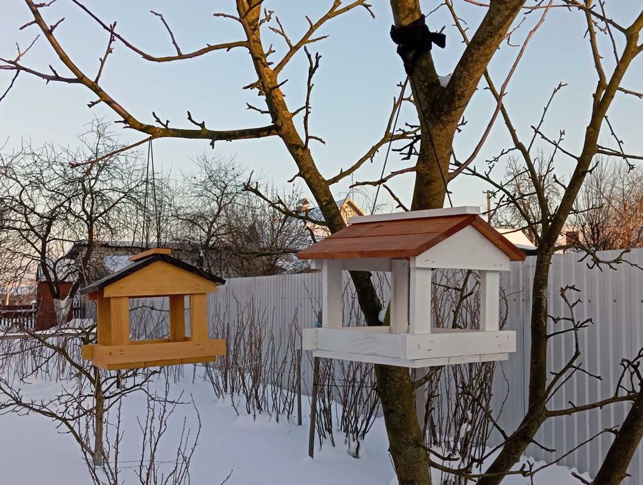 Годівничка для птахів.