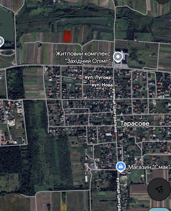 Продаж земельноі ділянки с.Тарасове