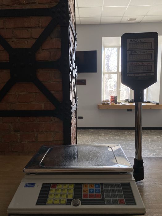 Обладнання (POS): термінал моноблочний, ваги електронні, сканер