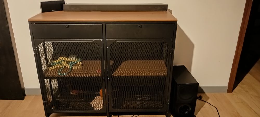 Kredens / komoda IKEA FJALLBO czarny