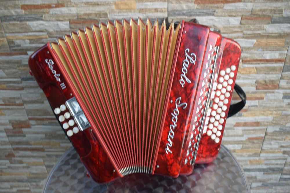 Concertina Paolo Soprani 3 Voz Sol Do Fa