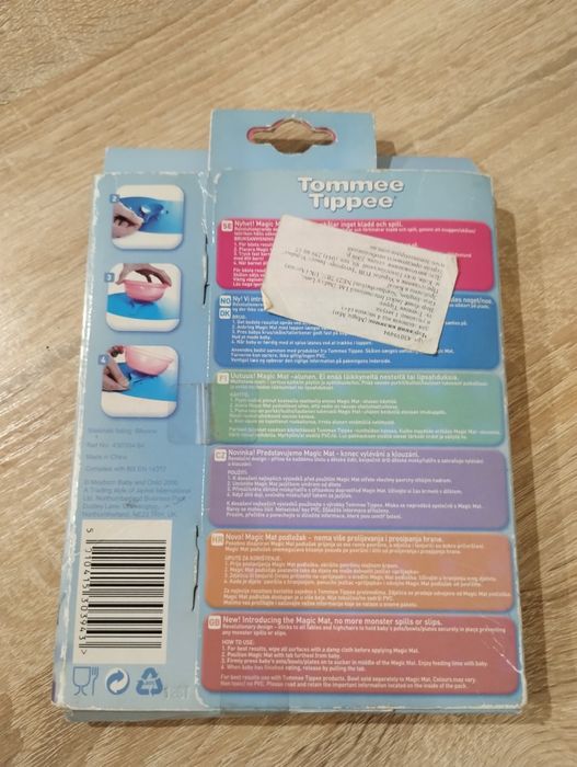 Силиконовый коврик на присоске Tommee Tippee Magic Mat