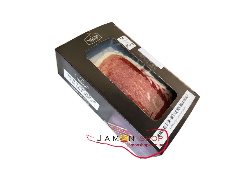 Хамон іберіко нарізка, хамон в упаковці. Подарунковий набір