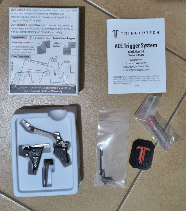 Mechanizm spustowy Trigger Tech ACE Flat Glock Gen 1-5