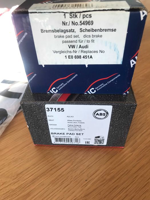 колодки Bora GOLF 4 5 6 Caddy 3 Jetta 3 4 POLO Fabia 1 2 Octavia Altea