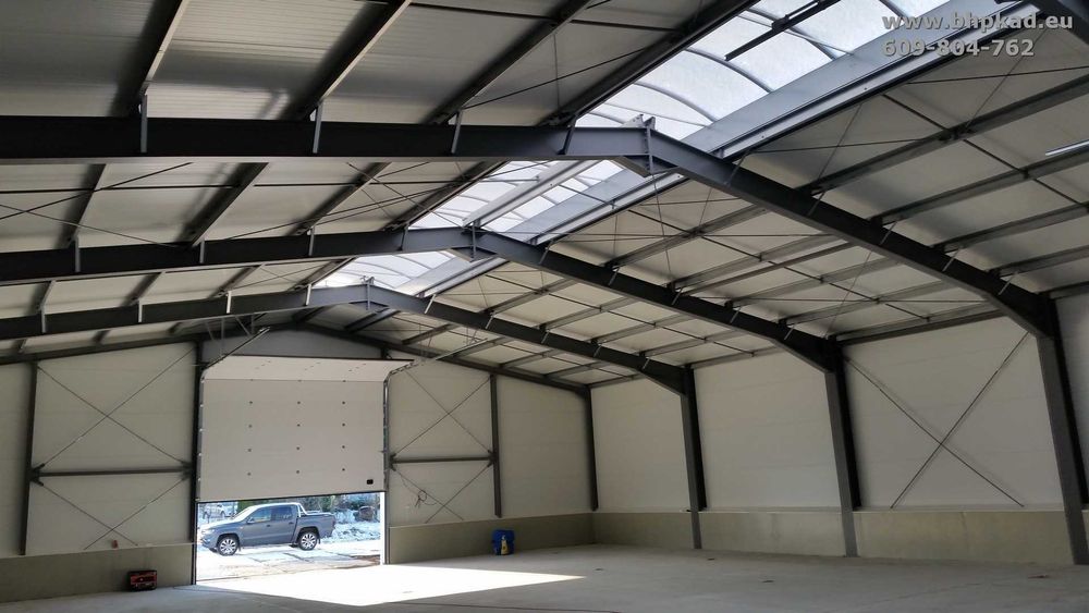 Konstrukcja stalowa. 20x25x5 m. BHP KAD. Producent. Hala. Magazyn.