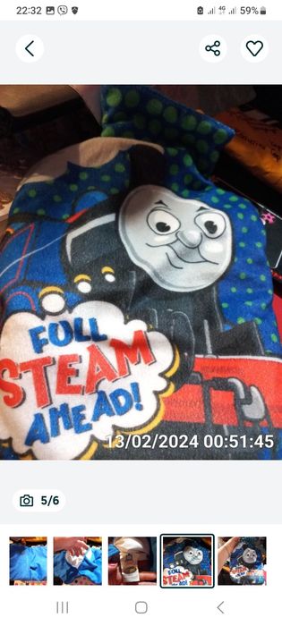 Быт чехол для обычной резиновой грелки паровозик томас