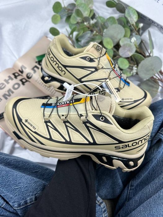 Salomon XT-6 Beige Gore Tex
