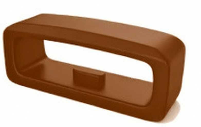 5x Szlufka Do SMARTWATCH Garmin Samsung 22 mm Brązowa z wybojem