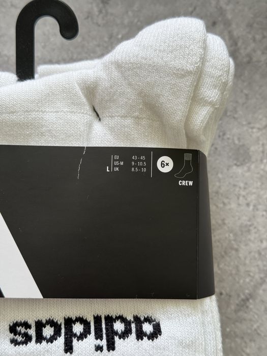 ОРИГІНАЛ Носки Adidas Linear Crew Socks Cushioned 6 пар шкарпетки