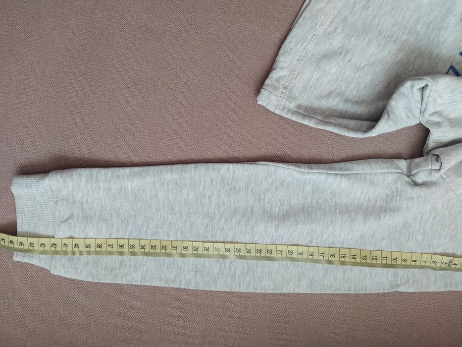Bluza dziewczęca 146  szara z nadrukiem