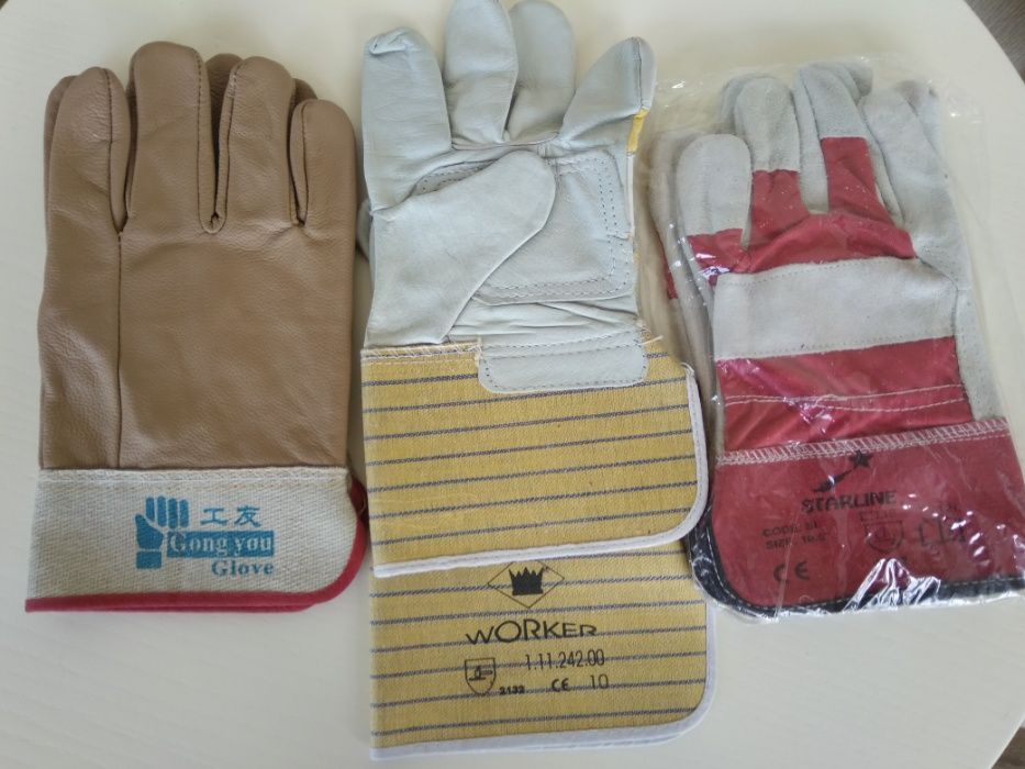 Перчатки новые замша кожа