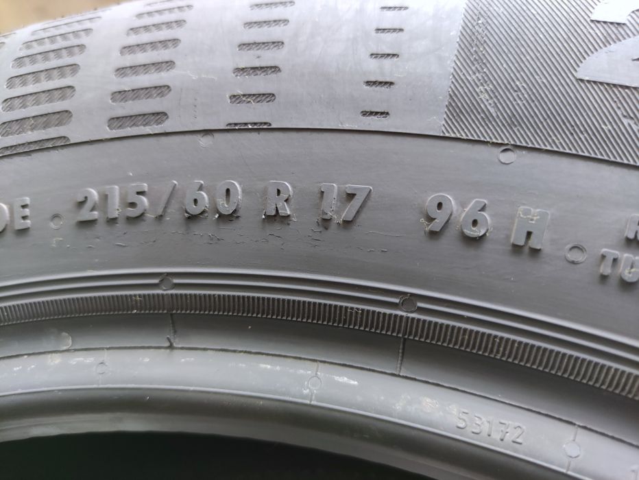 4x 215/60R17 Continental ContiEcoContact 5 96H 6,96mm