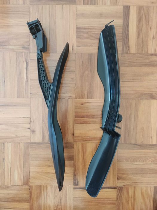 Guarda-lamas Dianteiro e Traseiro para BTT, Rígido, Preto, 26" - 27,5" - 29" | ROCKRIDER, COMO NOVO