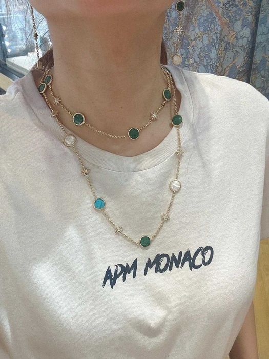 Naszyjnik APM Monaco Shooting Star – żółte złoto, regulowany