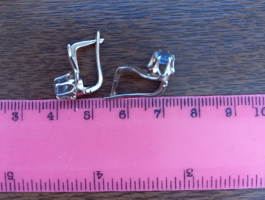 Сережки СРСР, 583 проба