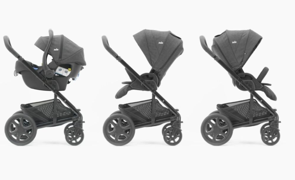 Conjunto Joie-Chrome DLX+babycoque I-Gemm 2+Cadeira auto+Base Isofix