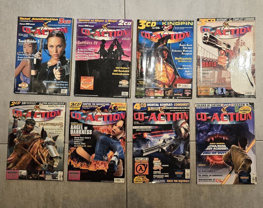 Czasopisma Cd action archiwalne 2001/2002/2003