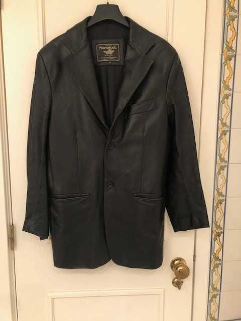 Casaco homem pele genuína marca Socopol