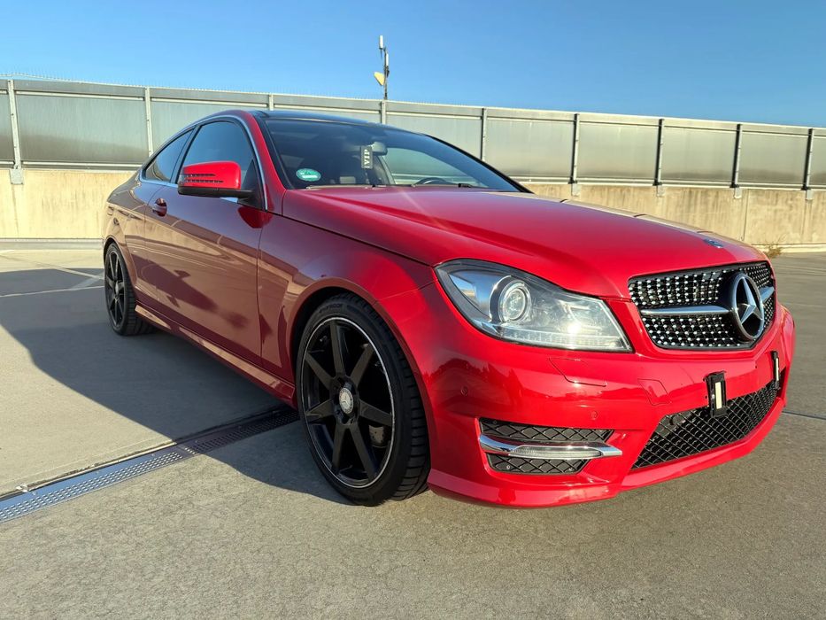 Mercedes-Benz Klasa C Mercedes C200 W204 Lift Coupe AMG Xenon Alcantara Navi Automat