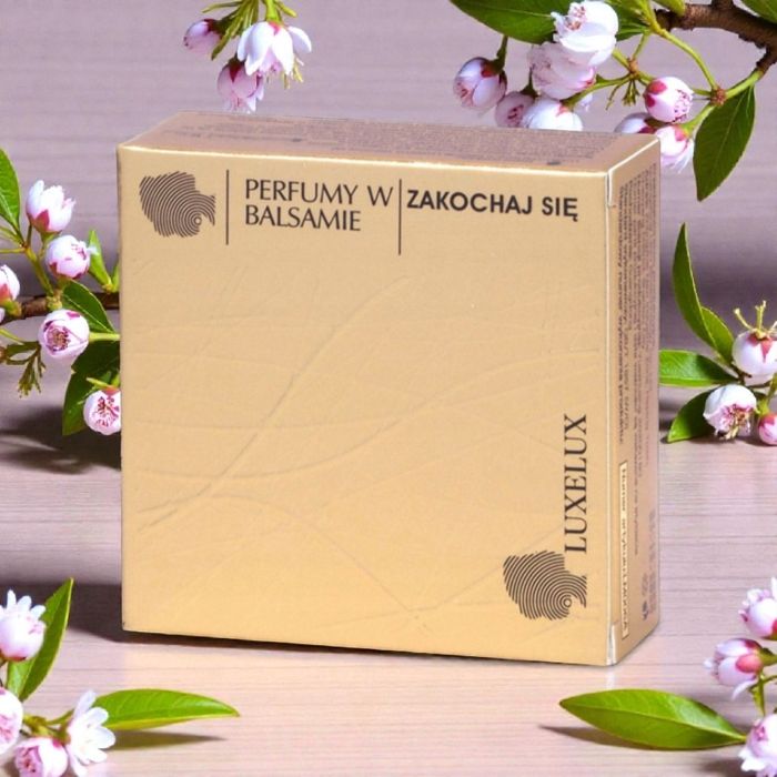 Złote perfumy feromony w balsamie Luxelux