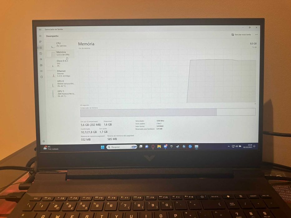 notebook gamer victus 16