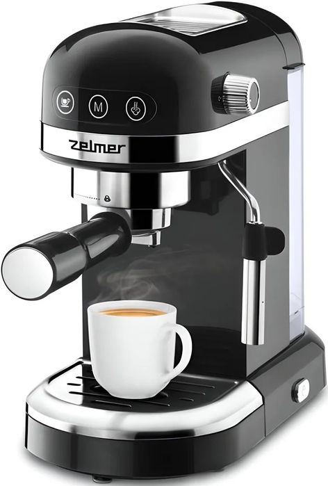 Kolbowy ekspres ciśnieniowy Zelmer ZCM7295 1350 W czarny