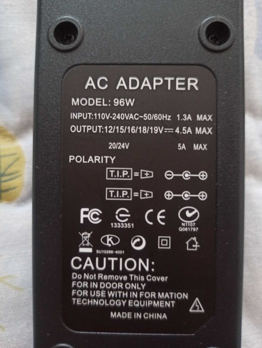 Cabo Corrente AC 12V A 24!