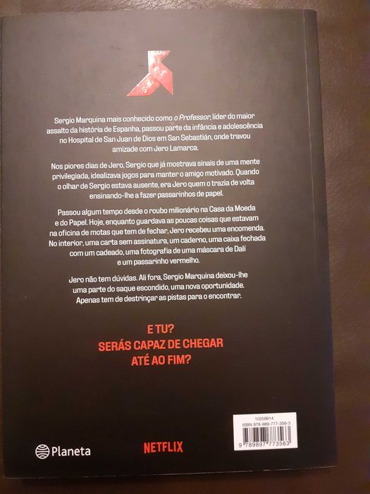 Livro de la casa de papel
