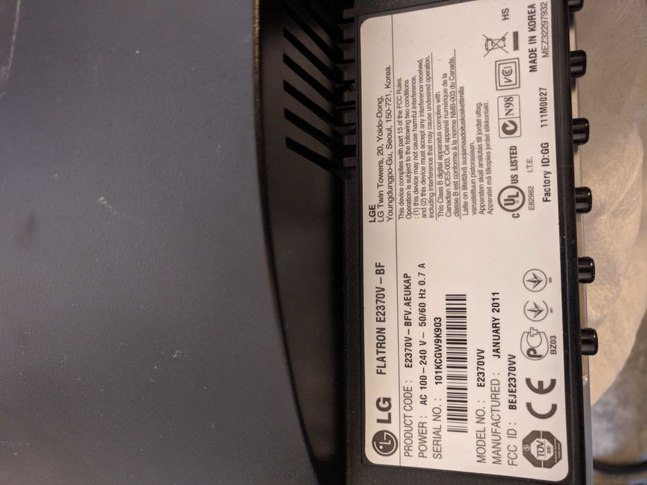 Монітор LG 23 hdmi dvi VGA