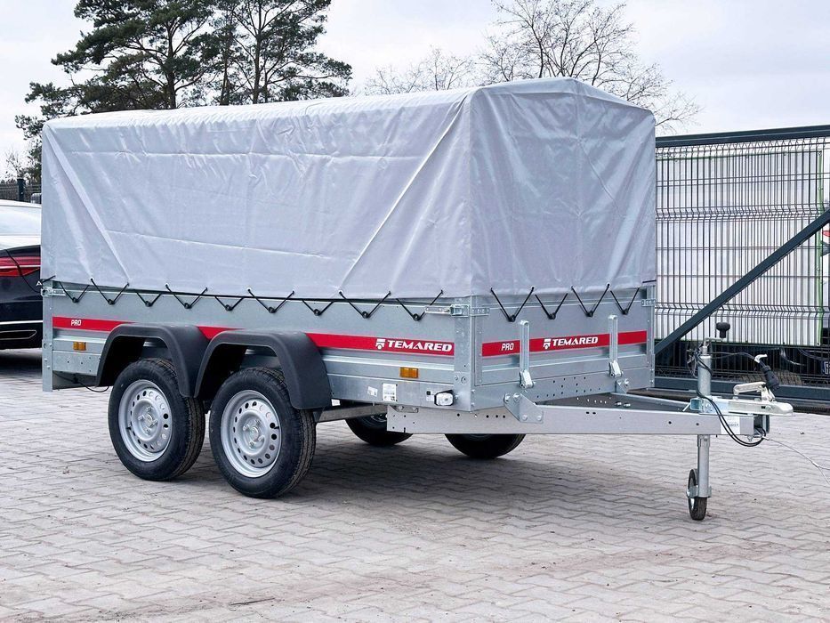 Przyczepa z plandeką TEMARED PRO 2612/2 264x126 cm H800 DMC 750 kg 2 osie