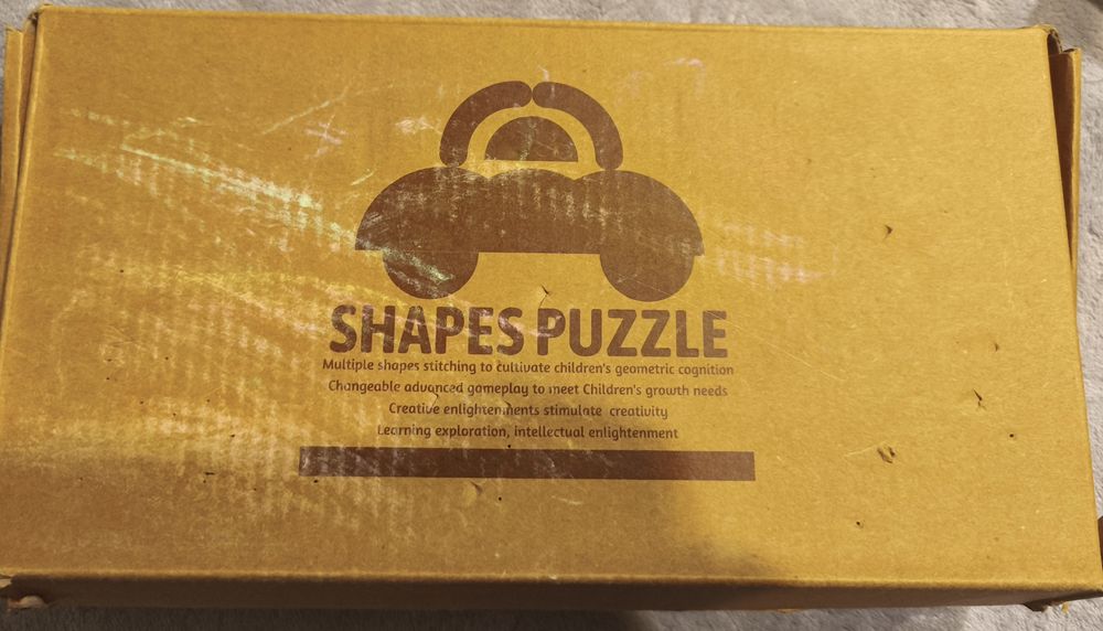 Дерев’яна мозаїка Shapes Puzzle Монтессорі