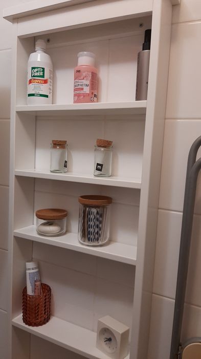 Estante de parede para WC branca Ikea