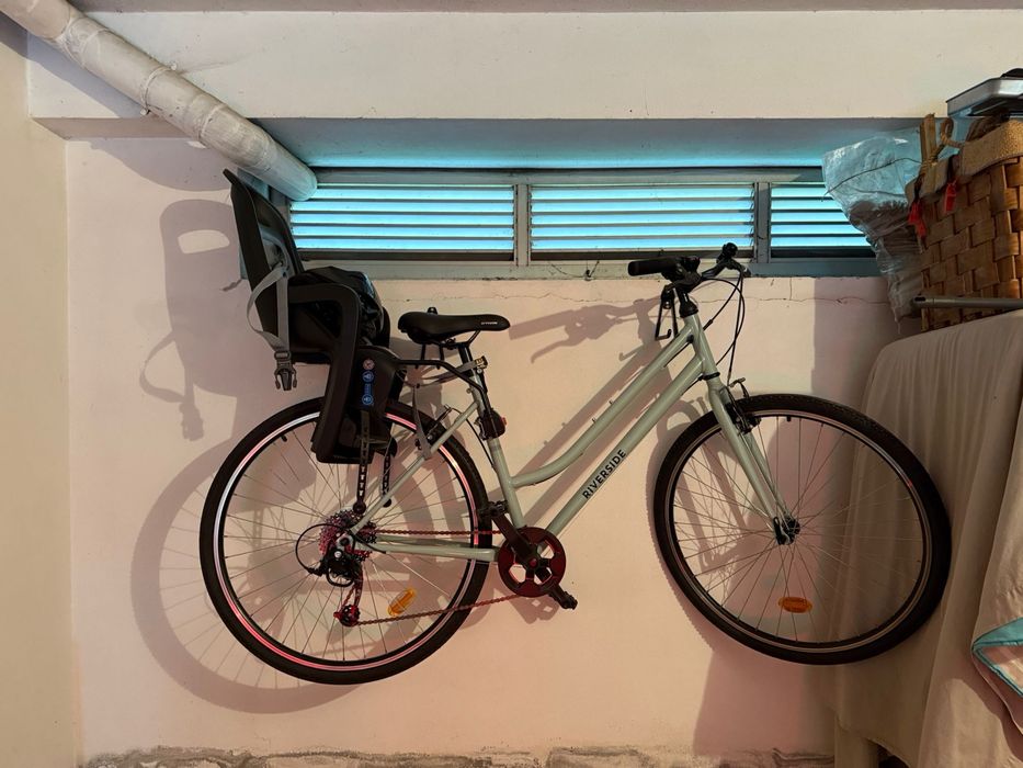 Bicicleta riverside + cadeira criança