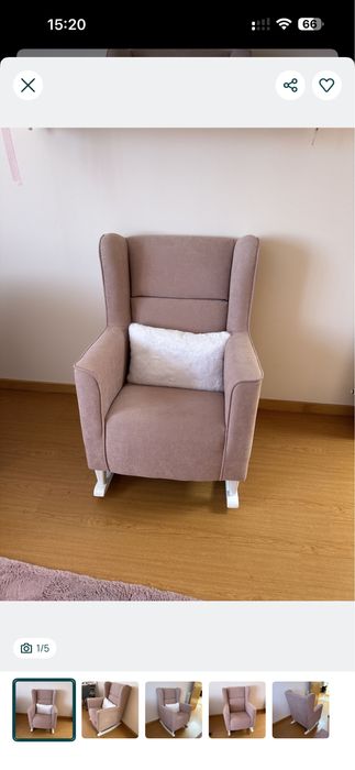 Sofá rosa para quarto de menina novo