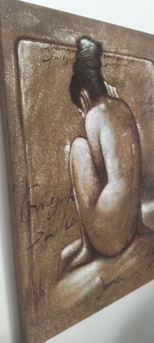 Quadro com relevo