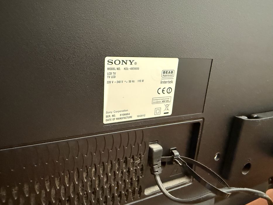 Telewizor Sony LCD 40” KDL-40EX650