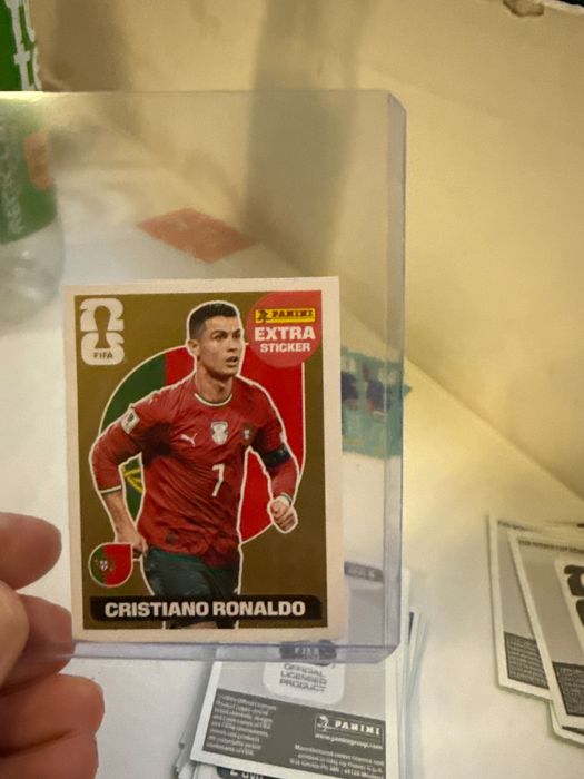 Cromo Ronaldo ouro