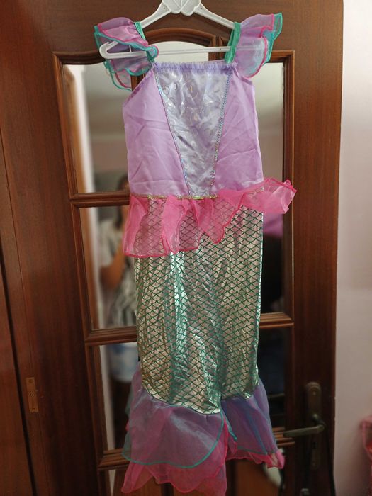 Vestido carnaval sereia