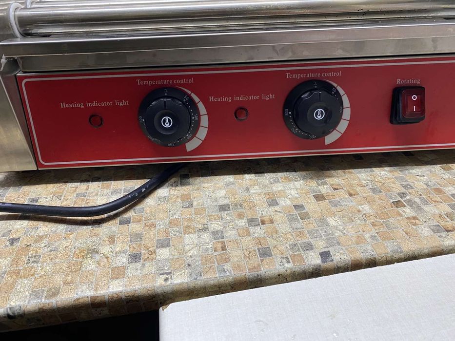 Гриль Роликовий Для Сосисок- Ковбасок Хот-Дог На 9 Роликів