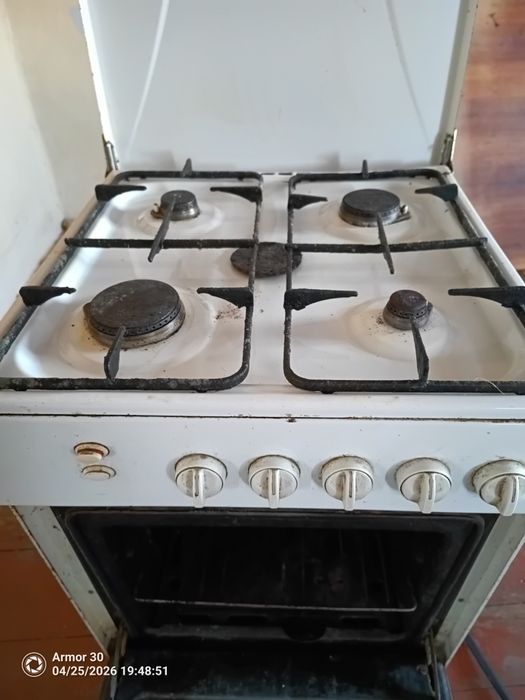 Газова плита  духовка