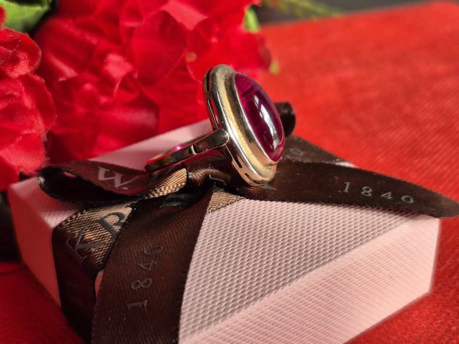 Złoty damski pierścionek radziecki 583 14k r.19