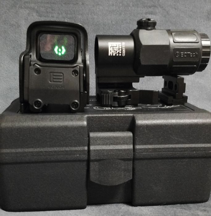 Приціл коліматорний EOTech 558 + магніфер EOTech  G45