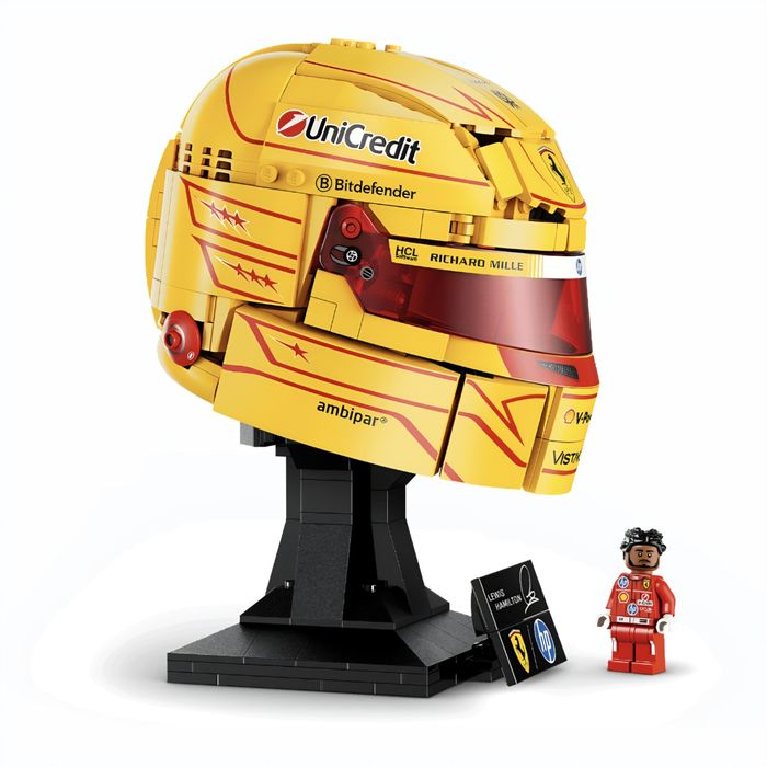 Lego 43022 - Capacete Scuderia Ferrari HP de Lewis Hamilton