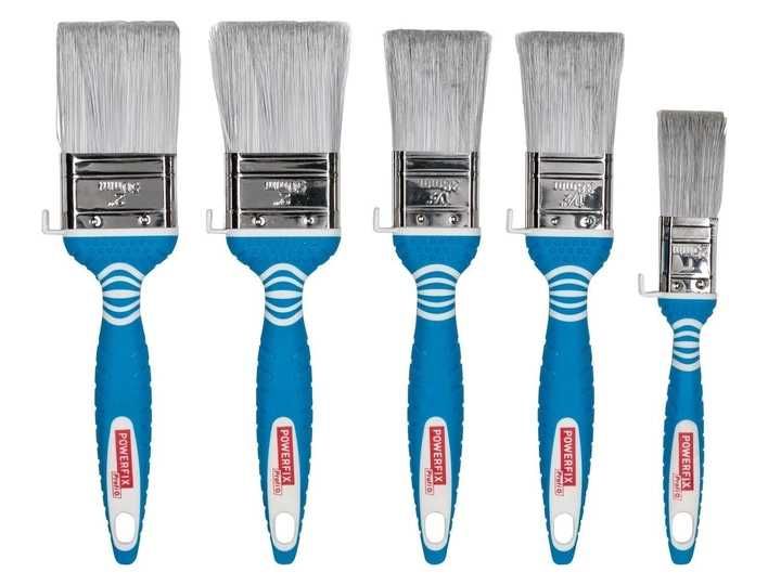 Набір пензлів синтетичні Powerfix 5 шт
