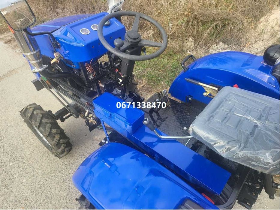 Мототрактор KENTAVR 200В Кентавр Посилена Рама Фреза+Плуг доставка