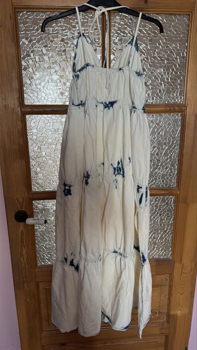 Allsaints Denim Sulli Midi, Sukienka na lato