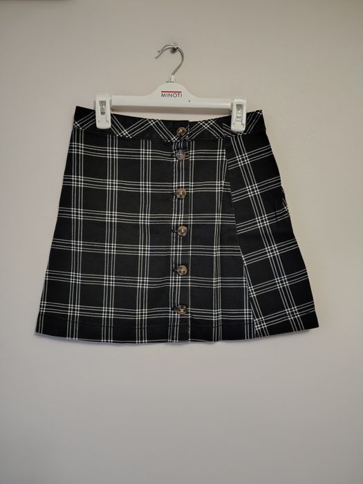 Spódnica w kratkę,r.S, H &M, Vintage